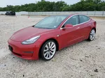 2018 Tesla Model 3  Red vin: 5YJ3E1EB3JF083778