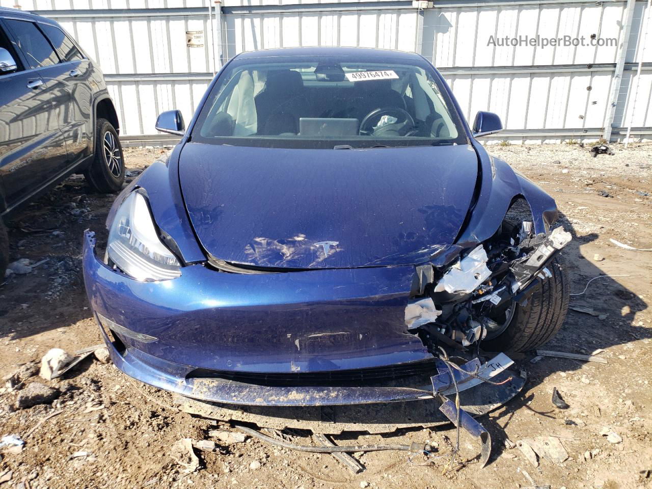 2018 Tesla Model 3  Blue vin: 5YJ3E1EB3JF088236