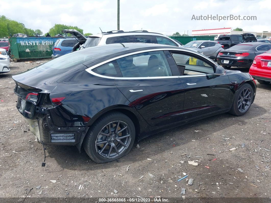 2018 Tesla Model 3 Long Range Black vin: 5YJ3E1EB3JF113460