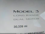 2018 Tesla Model 3 Long Range Black vin: 5YJ3E1EB3JF133997