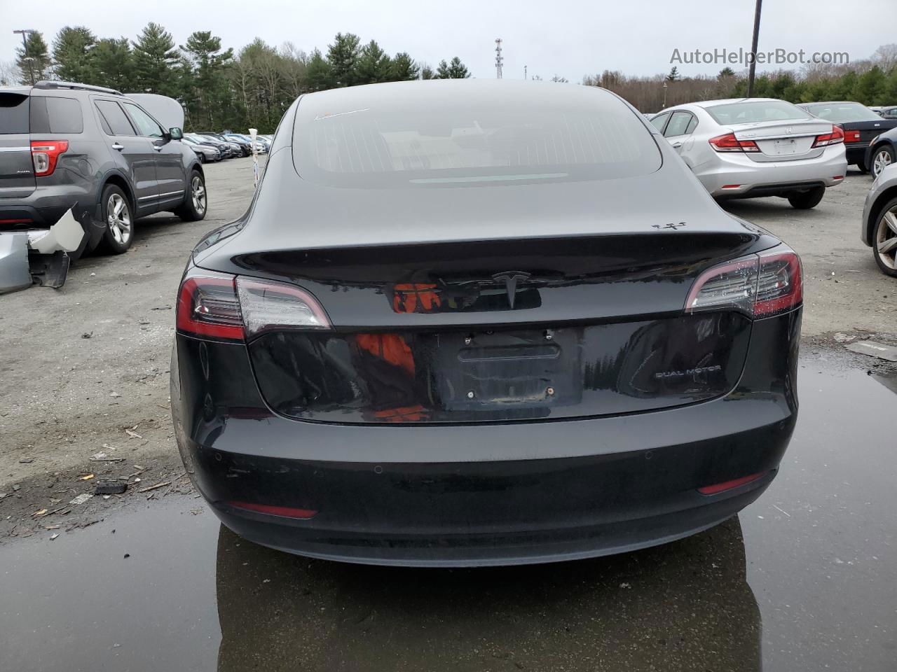 2018 Tesla Model 3 Black vin: 5YJ3E1EB3JF182388