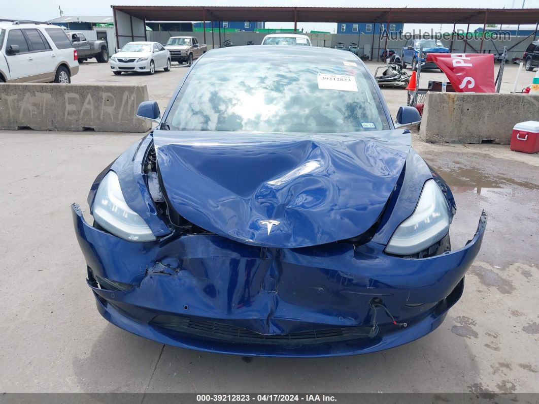 2019 Tesla Model 3 Long Range/performance Blue vin: 5YJ3E1EB3KF194946