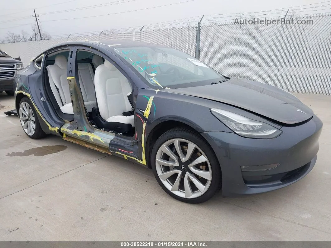 2019 Tesla Model 3 Long Range/performance Серый vin: 5YJ3E1EB3KF195756