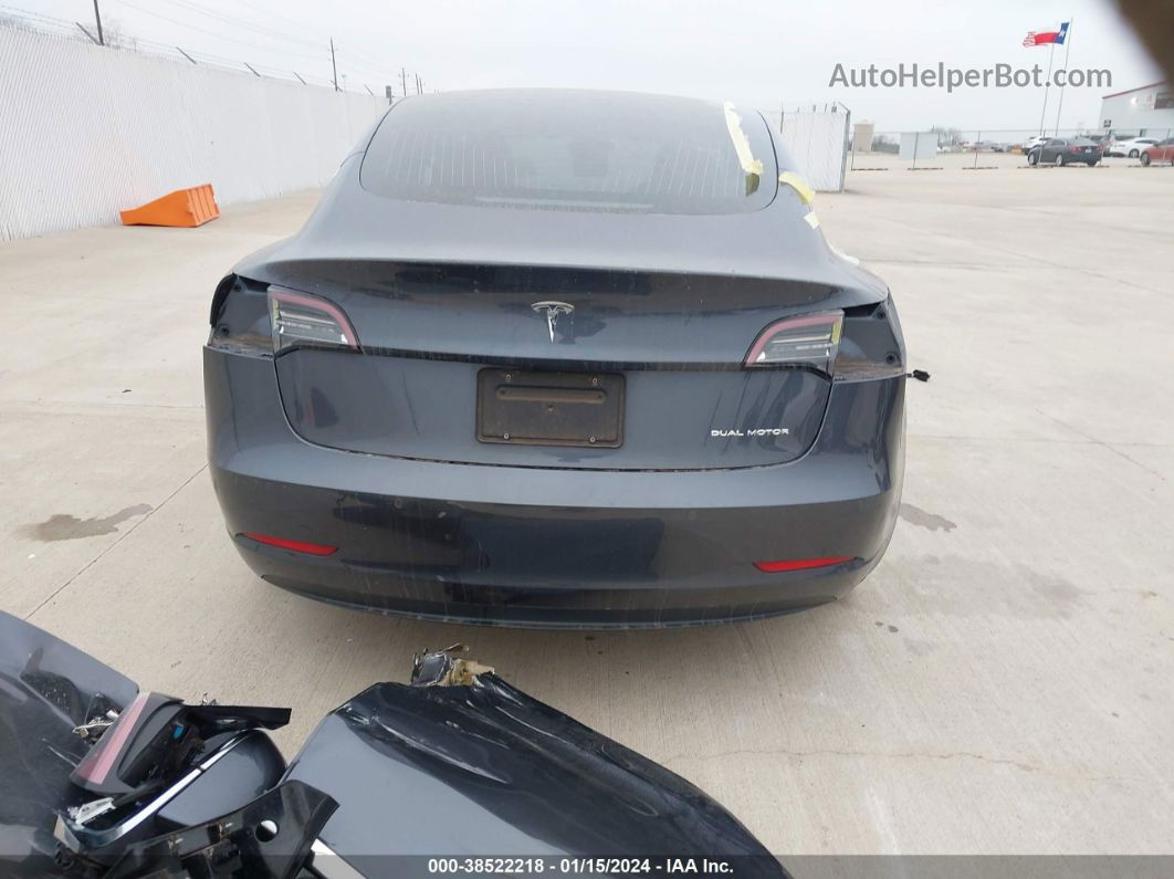 2019 Tesla Model 3 Long Range/performance Gray vin: 5YJ3E1EB3KF195756