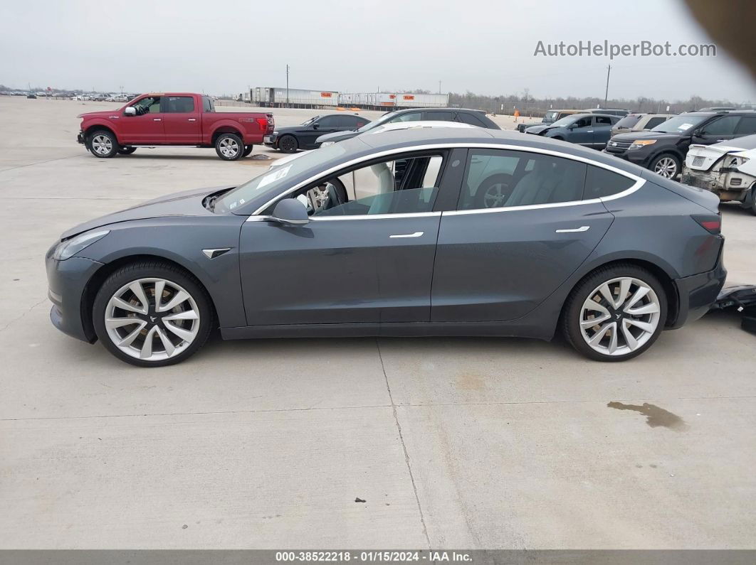 2019 Tesla Model 3 Long Range/performance Gray vin: 5YJ3E1EB3KF195756