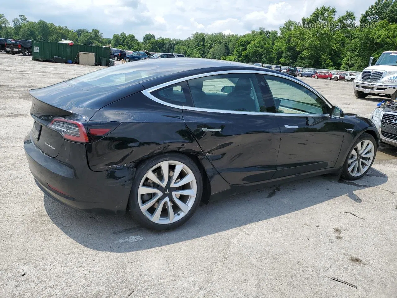 2019 Tesla Model 3  Черный vin: 5YJ3E1EB3KF199810