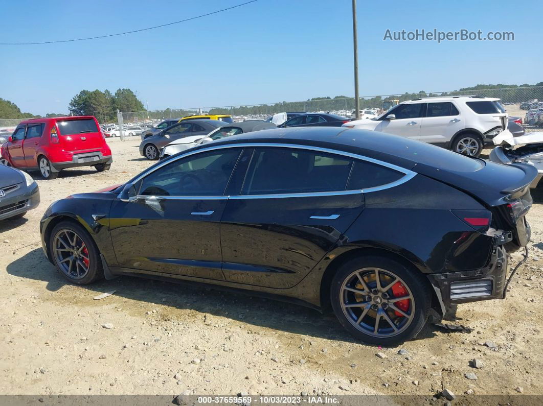 2019 Tesla Model 3 Long Range/performance Black vin: 5YJ3E1EB3KF208621