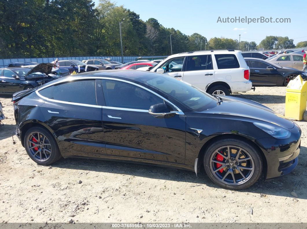 2019 Tesla Model 3 Long Range/performance Black vin: 5YJ3E1EB3KF208621