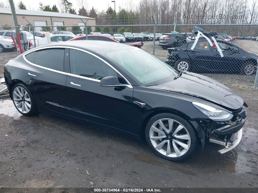 2019 Tesla Model 3 Long Range/performance Black vin: 5YJ3E1EB3KF212006