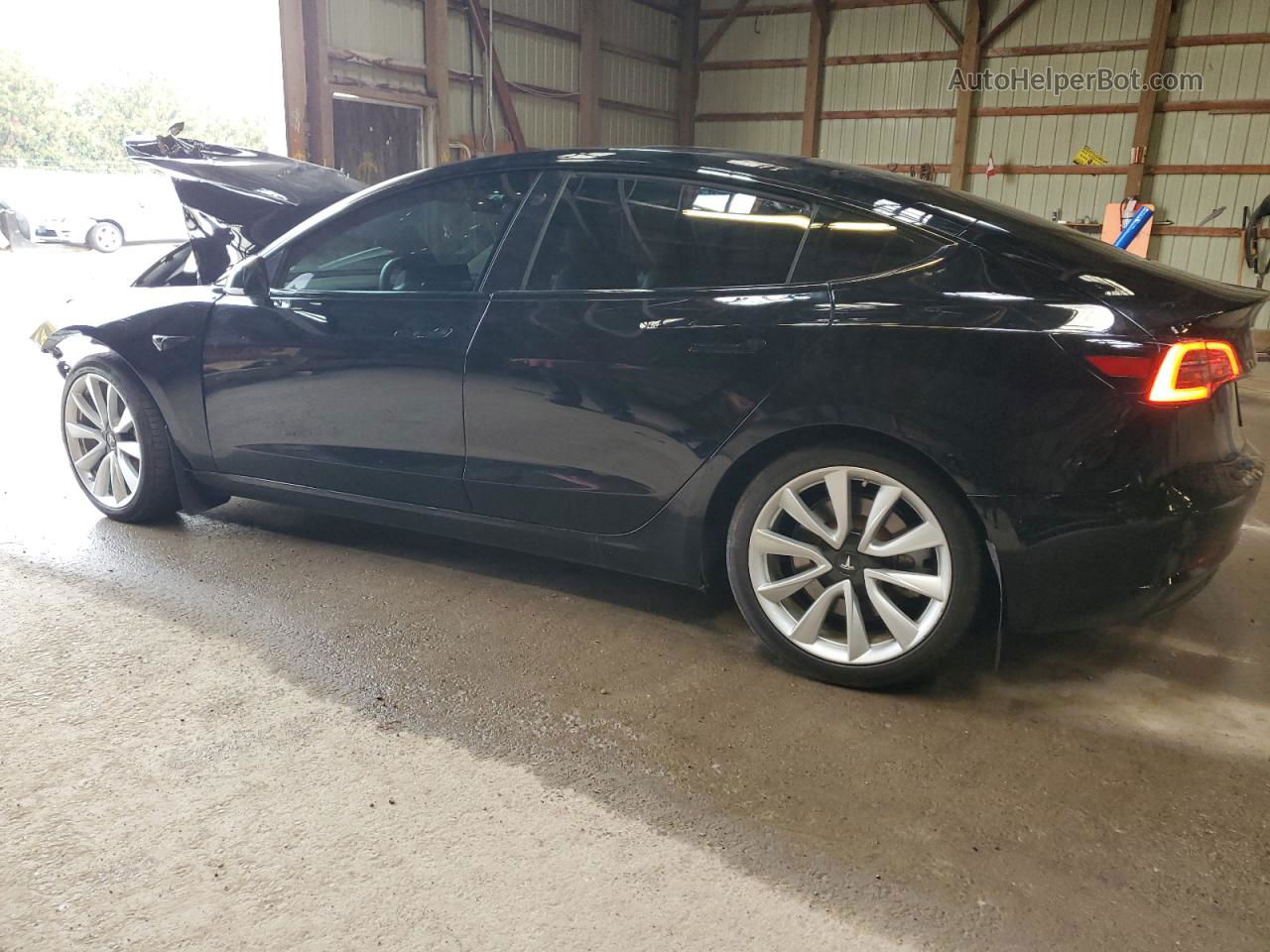 2019 Tesla Model 3  Black vin: 5YJ3E1EB3KF251002