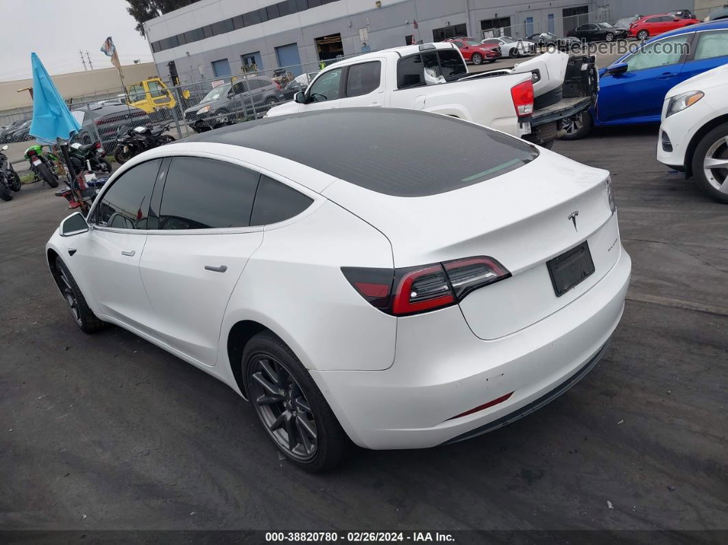 2019 Tesla Model 3 Long Range/performance White vin: 5YJ3E1EB3KF406809