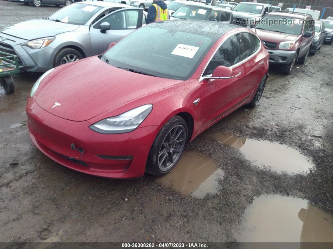 2019 Tesla Model 3 Long Range/performance Красный vin: 5YJ3E1EB3KF464810