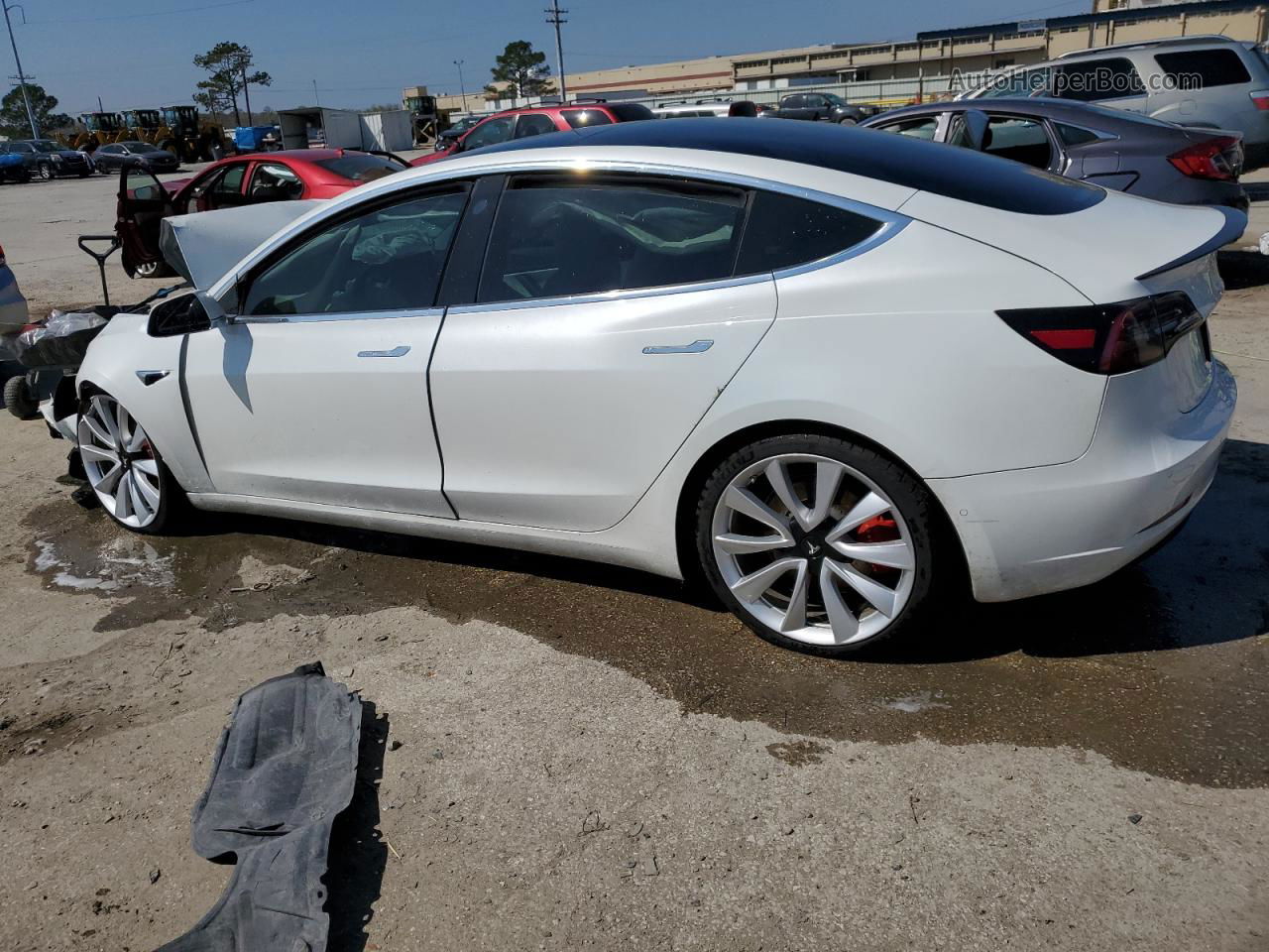 2019 Tesla Model 3  Two Tone vin: 5YJ3E1EB3KF487438