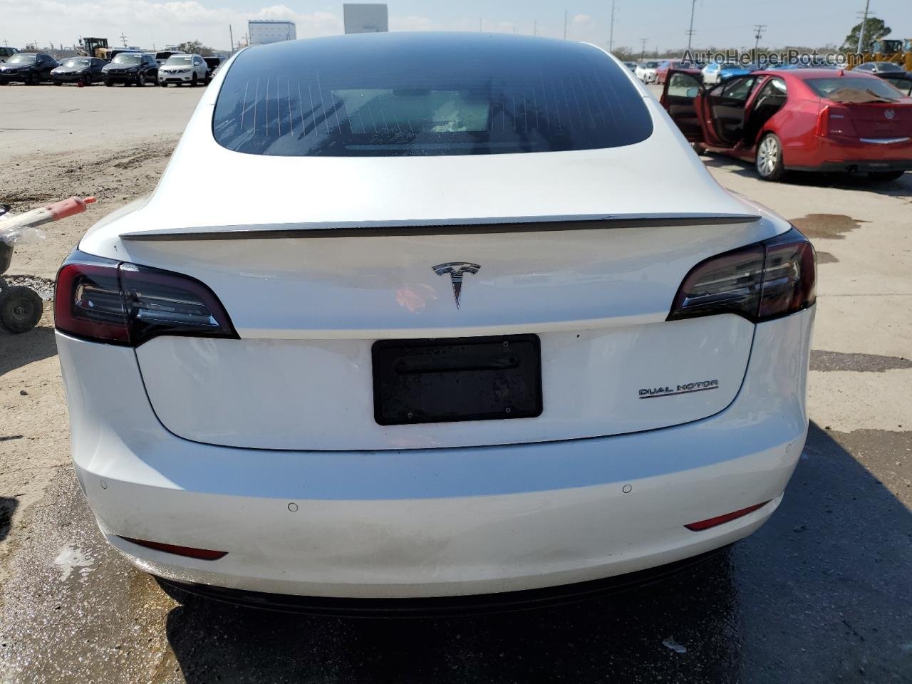 2019 Tesla Model 3  Two Tone vin: 5YJ3E1EB3KF487438