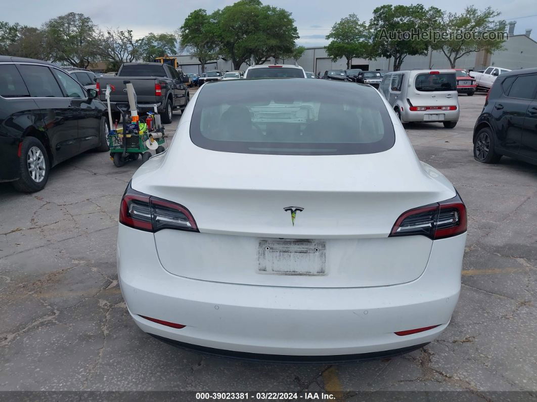 2020 Tesla Model 3 Long Range Dual Motor All-wheel Drive White vin: 5YJ3E1EB3LF619714