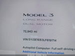 2020 Tesla Model 3 Long Range Dual Motor All-wheel Drive White vin: 5YJ3E1EB3LF619714