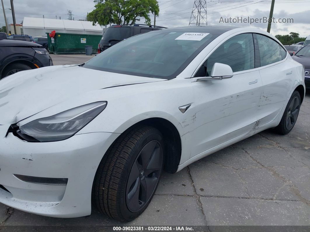 2020 Tesla Model 3 Long Range Dual Motor All-wheel Drive White vin: 5YJ3E1EB3LF619714