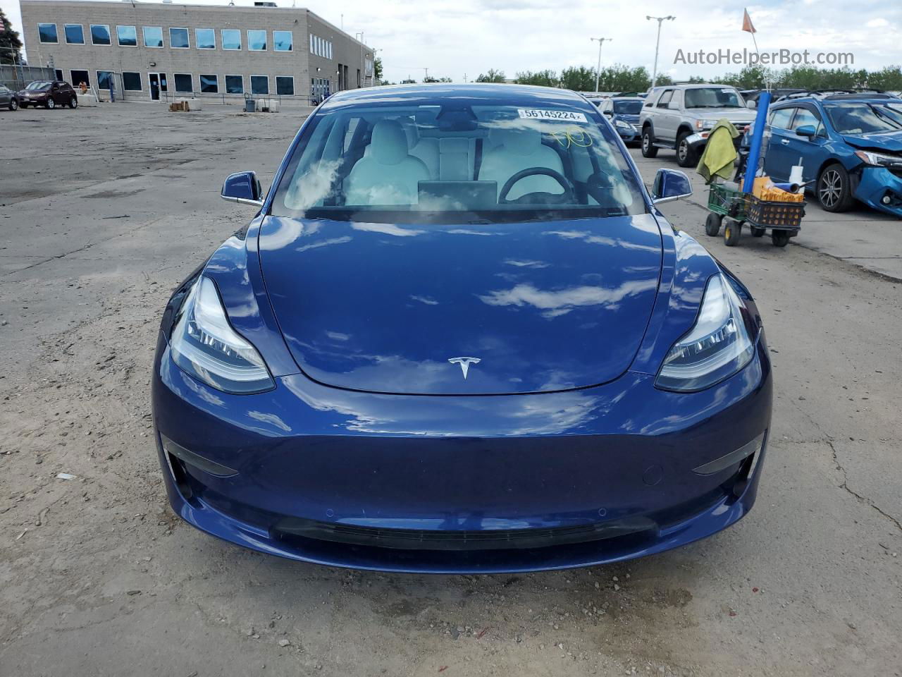 2020 Tesla Model 3  Blue vin: 5YJ3E1EB3LF668461