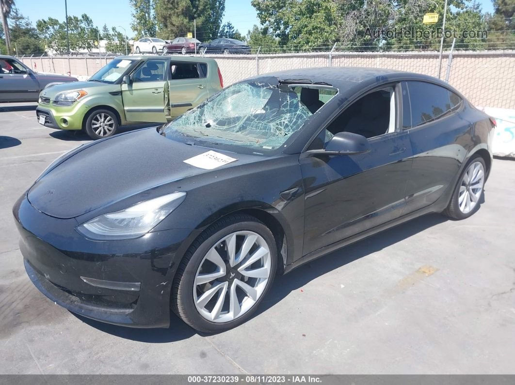 2020 Tesla Model 3 Long Range Черный vin: 5YJ3E1EB3LF711745