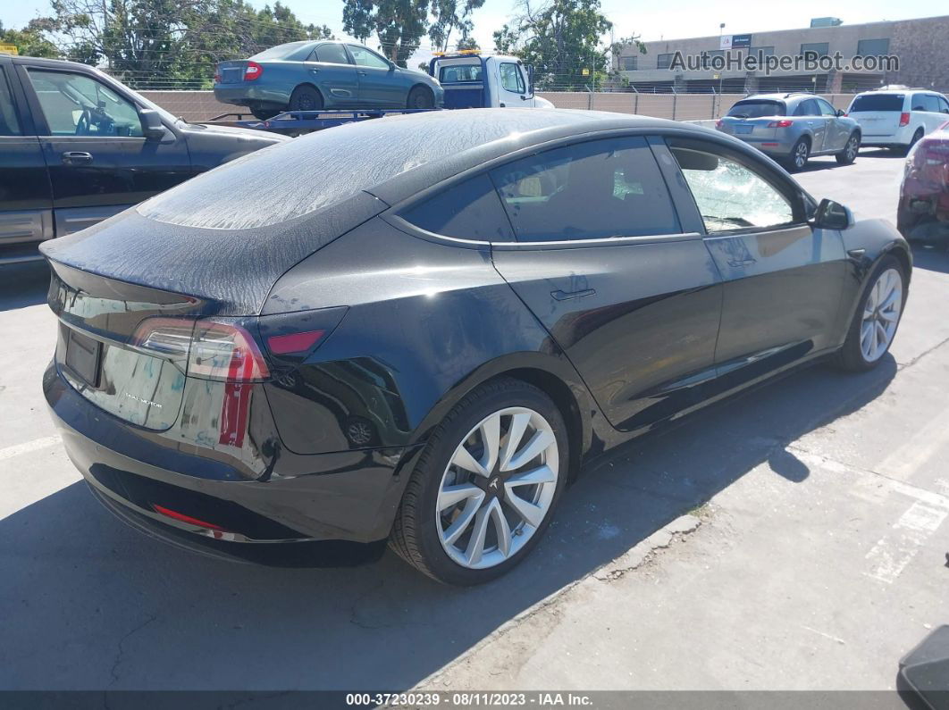 2020 Tesla Model 3 Long Range Black vin: 5YJ3E1EB3LF711745