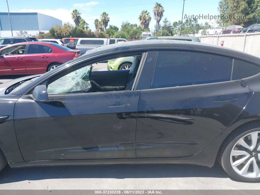 2020 Tesla Model 3 Long Range Black vin: 5YJ3E1EB3LF711745