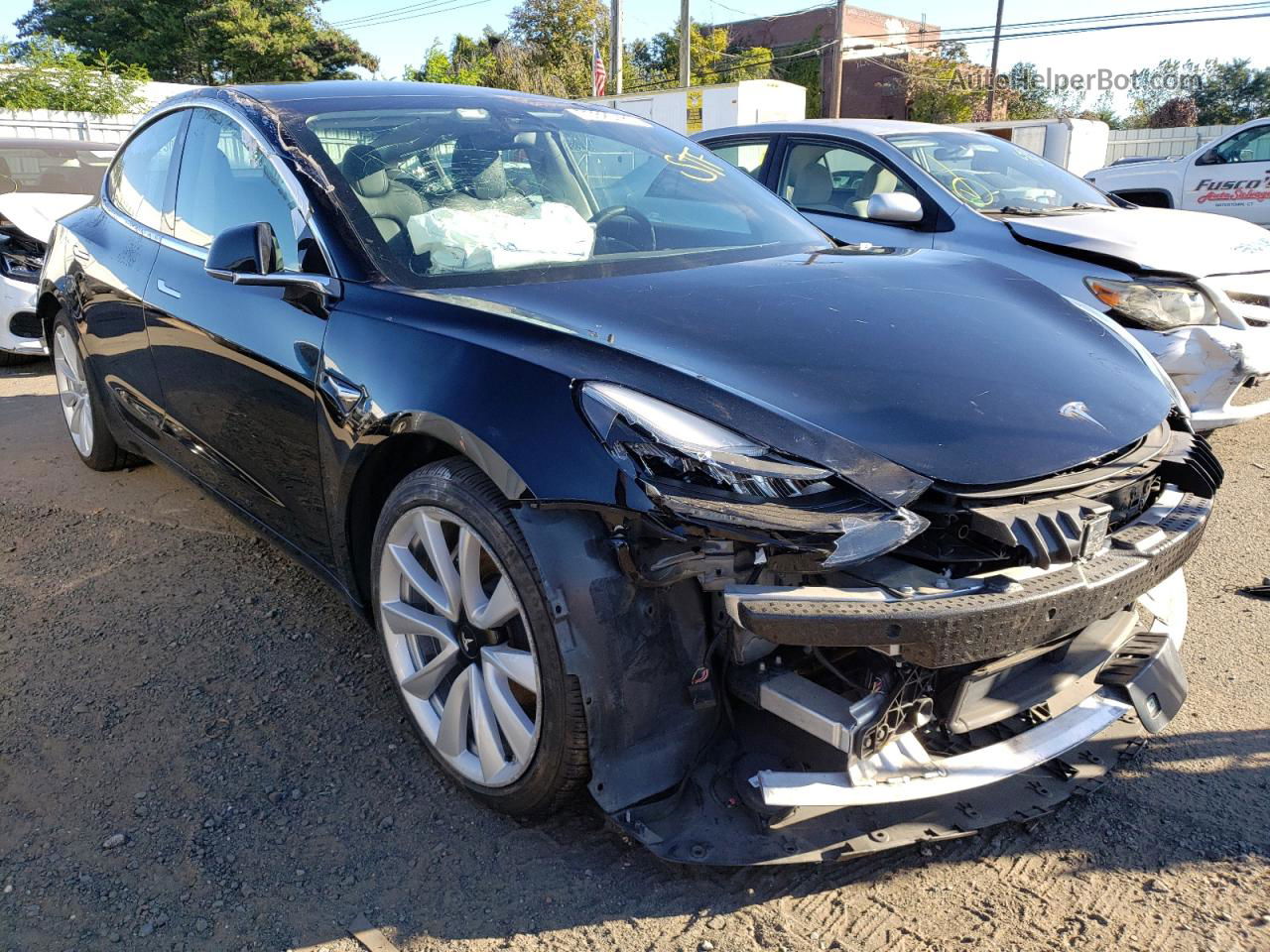 2020 Tesla Model 3  Black vin: 5YJ3E1EB3LF711762