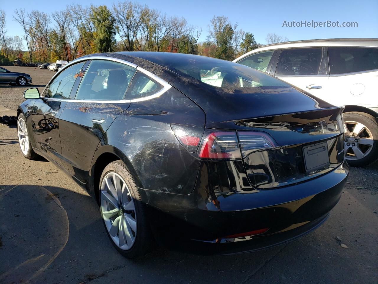 2020 Tesla Model 3  Black vin: 5YJ3E1EB3LF711762