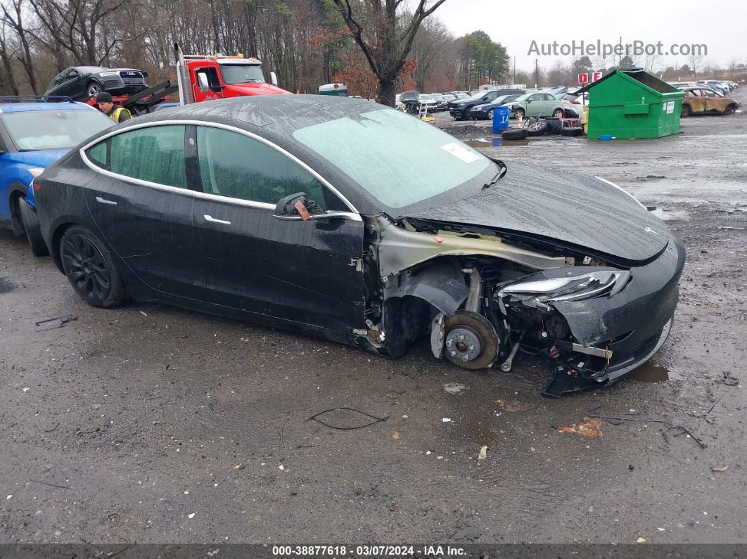 2020 Tesla Model 3 Long Range Dual Motor All-wheel Drive Black vin: 5YJ3E1EB3LF734796