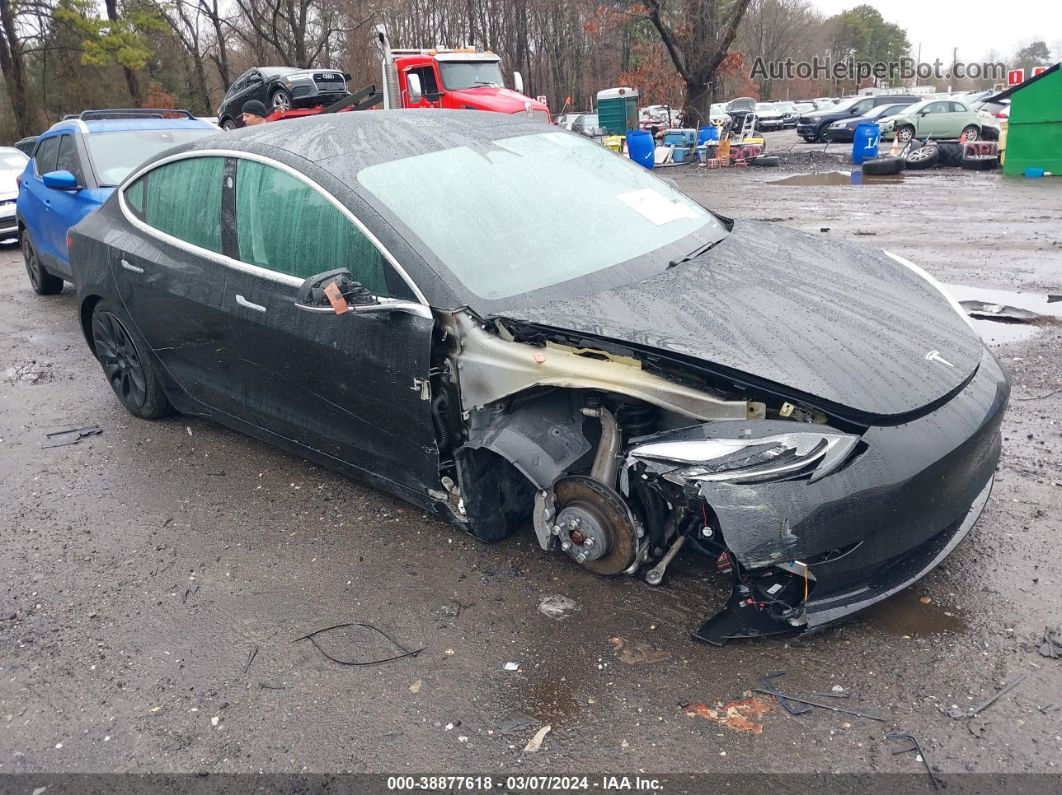 2020 Tesla Model 3 Long Range Dual Motor All-wheel Drive Black vin: 5YJ3E1EB3LF734796