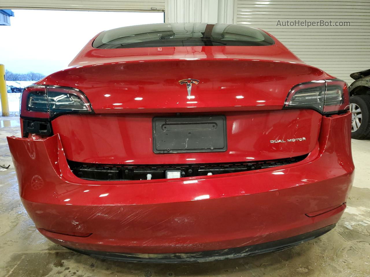 2021 Tesla Model 3  Red vin: 5YJ3E1EB3MF034228