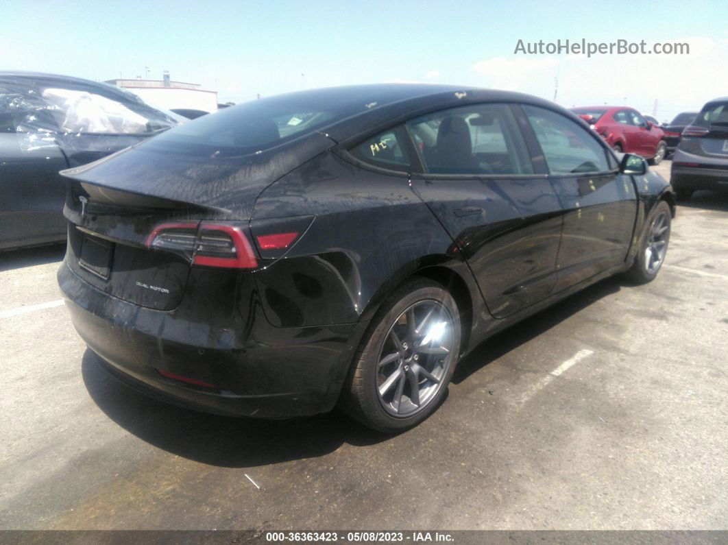 2021 Tesla Model 3 Long Range Черный vin: 5YJ3E1EB3MF097149