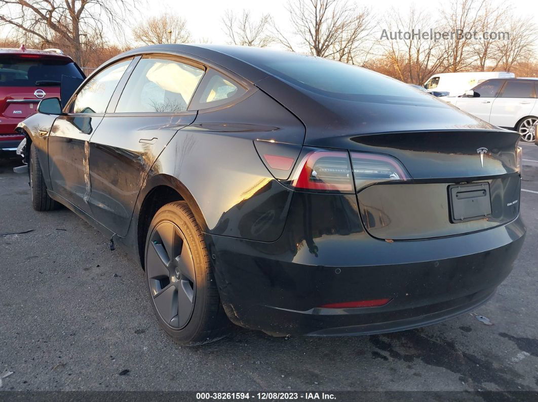 2021 Tesla Model 3 Long Range Dual Motor All-wheel Drive Черный vin: 5YJ3E1EB3MF848914