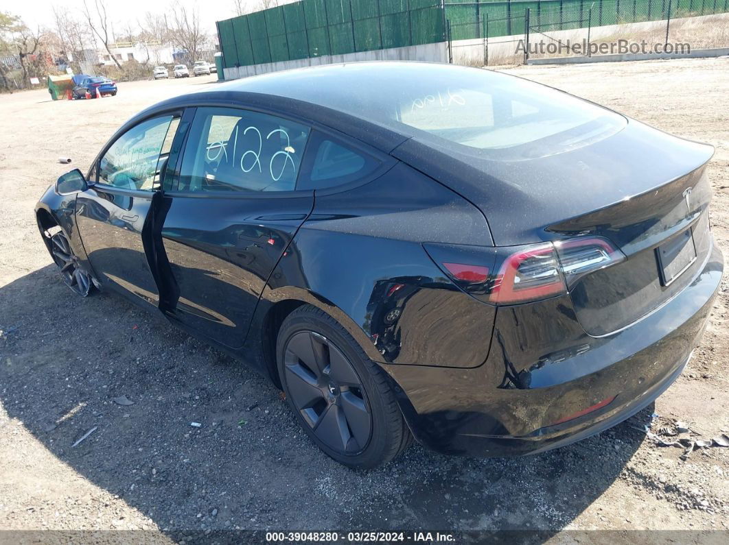 2021 Tesla Model 3 Long Range Dual Motor All-wheel Drive Черный vin: 5YJ3E1EB3MF855216