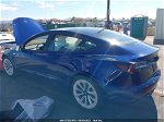 2021 Tesla Model 3 Long Range Blue vin: 5YJ3E1EB3MF926592