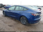 2021 Tesla Model 3 Long Range Dual Motor All-wheel Drive Blue vin: 5YJ3E1EB3MF974688