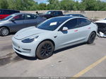 2021 Tesla Model 3 Long Range Dual Motor All-wheel Drive Gray vin: 5YJ3E1EB3MF995363