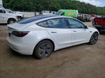 2022 Tesla Model 3  White vin: 5YJ3E1EB3NF103078