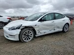 2022 Tesla Model 3  White vin: 5YJ3E1EB3NF138171