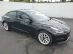 2022 Tesla Model 3  Black vin: 5YJ3E1EB3NF192280