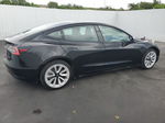 2022 Tesla Model 3  Black vin: 5YJ3E1EB3NF192280