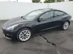 2022 Tesla Model 3  Black vin: 5YJ3E1EB3NF192280