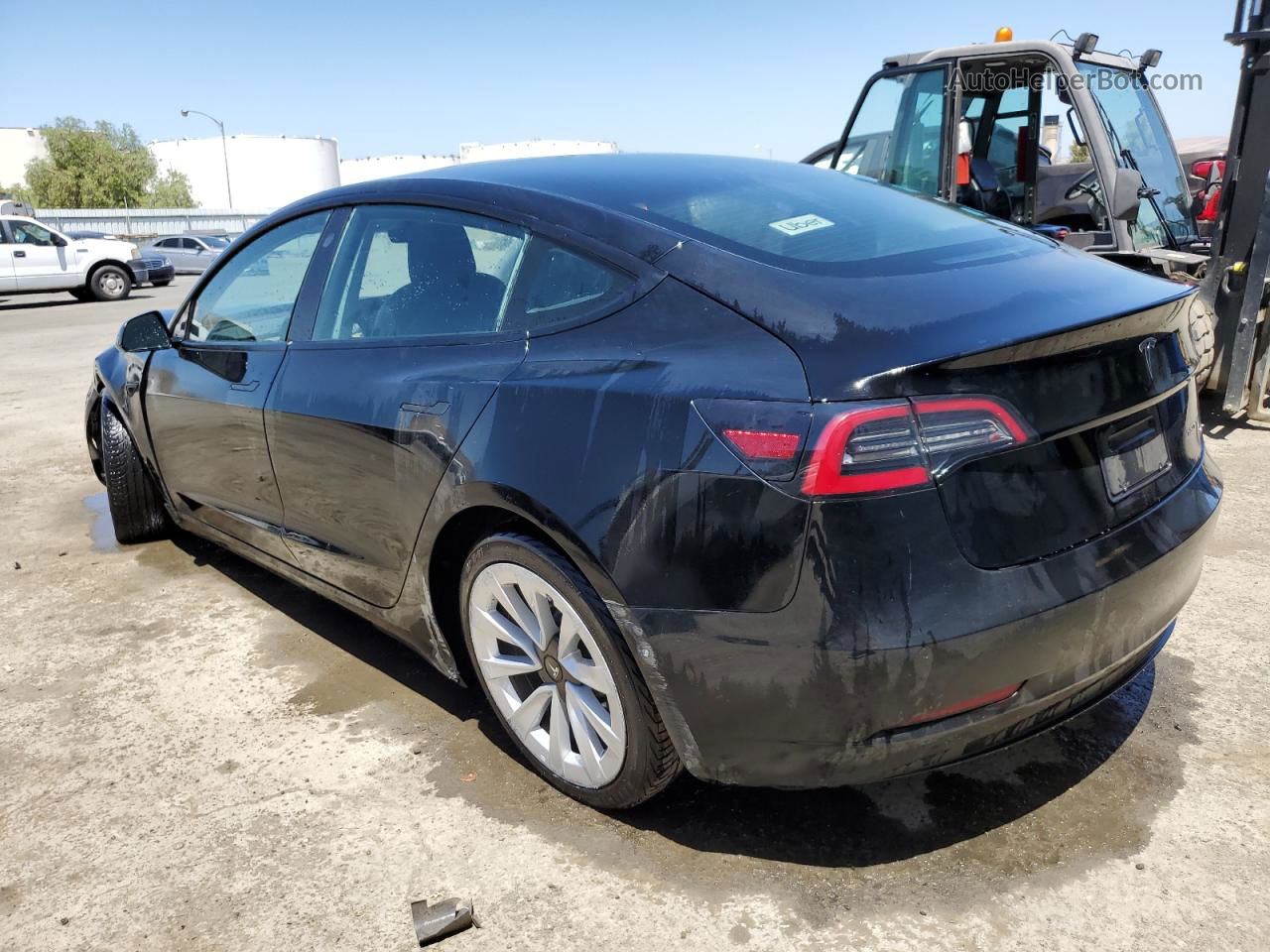 2022 Tesla Model 3  Черный vin: 5YJ3E1EB3NF305029