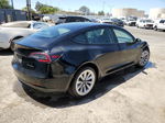 2022 Tesla Model 3  Black vin: 5YJ3E1EB3NF305029