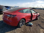 2022 Tesla Model 3  Red vin: 5YJ3E1EB3NF314250