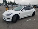 2022 Tesla Model 3  White vin: 5YJ3E1EB3NF360323