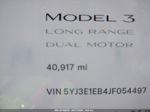 2018 Tesla Model 3 Long Range/performance Red vin: 5YJ3E1EB4JF054497