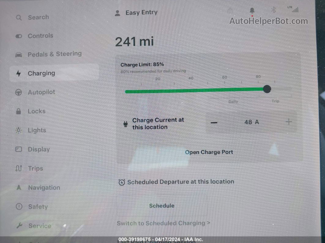 2018 Tesla Model 3 Long Range/performance Red vin: 5YJ3E1EB4JF054497