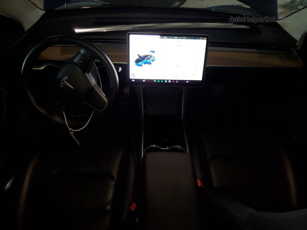 2018 Tesla Model 3  Синий vin: 5YJ3E1EB4JF063653