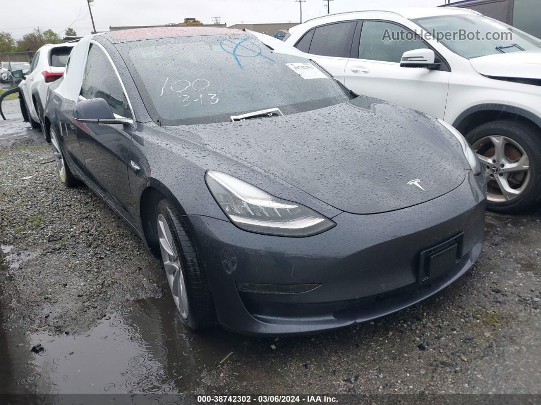 2018 Tesla Model 3 Long Range/performance Gray vin: 5YJ3E1EB4JF069016