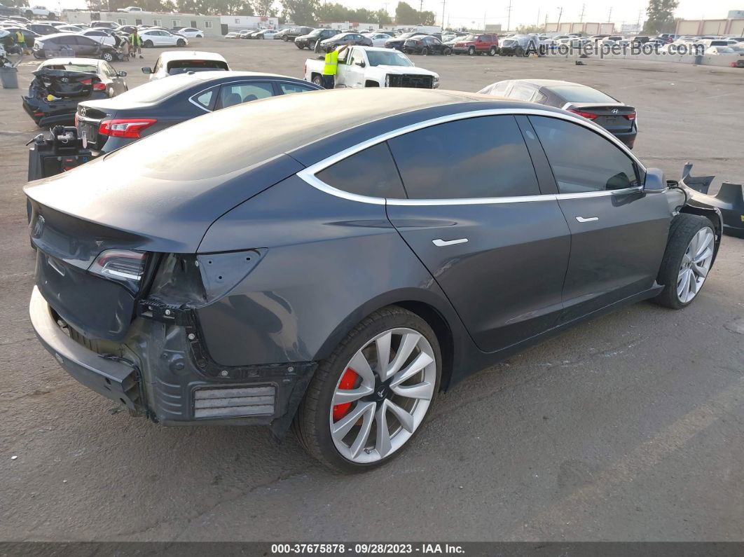 2018 Tesla Model 3 Long Range Серый vin: 5YJ3E1EB4JF074345